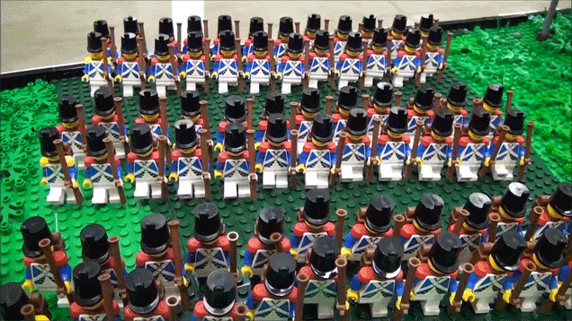 Fans Build LEGO Battle Of Waterloo With 2134 Minifigs