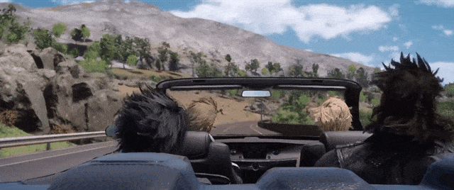 Five Minutes Of Final Fantasy XV Driving (And Hair)