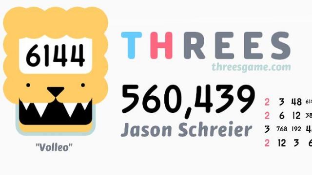 You Probably Cannot Beat My Threes Score