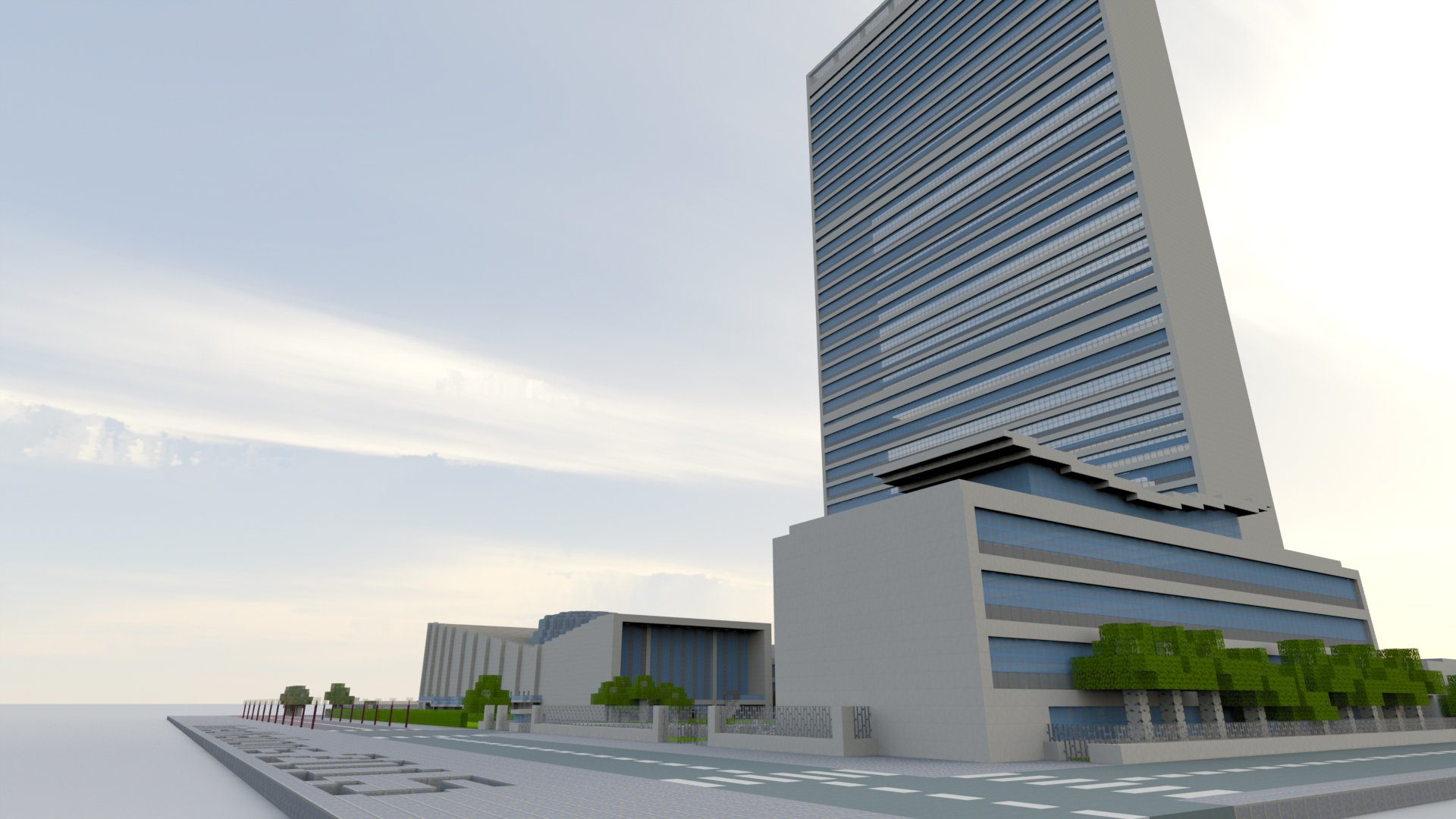 UN Headquarters Recreated In Minecraft