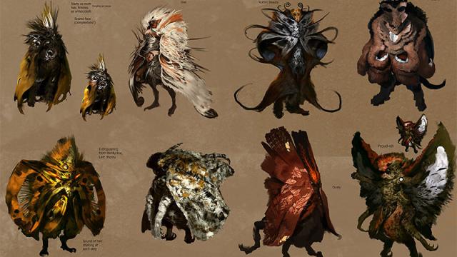 Fine Art: I Don’t Remember These Cute Moth Guys In Destiny…