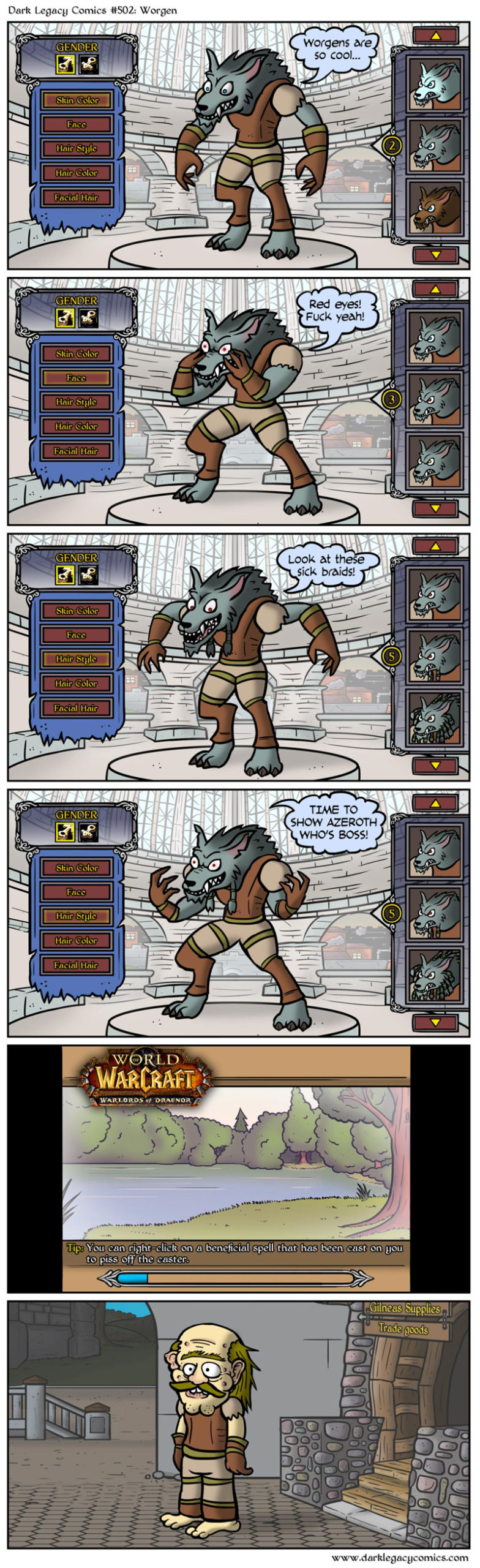 The Truth About World Of Warcraft’s Worgen Characters