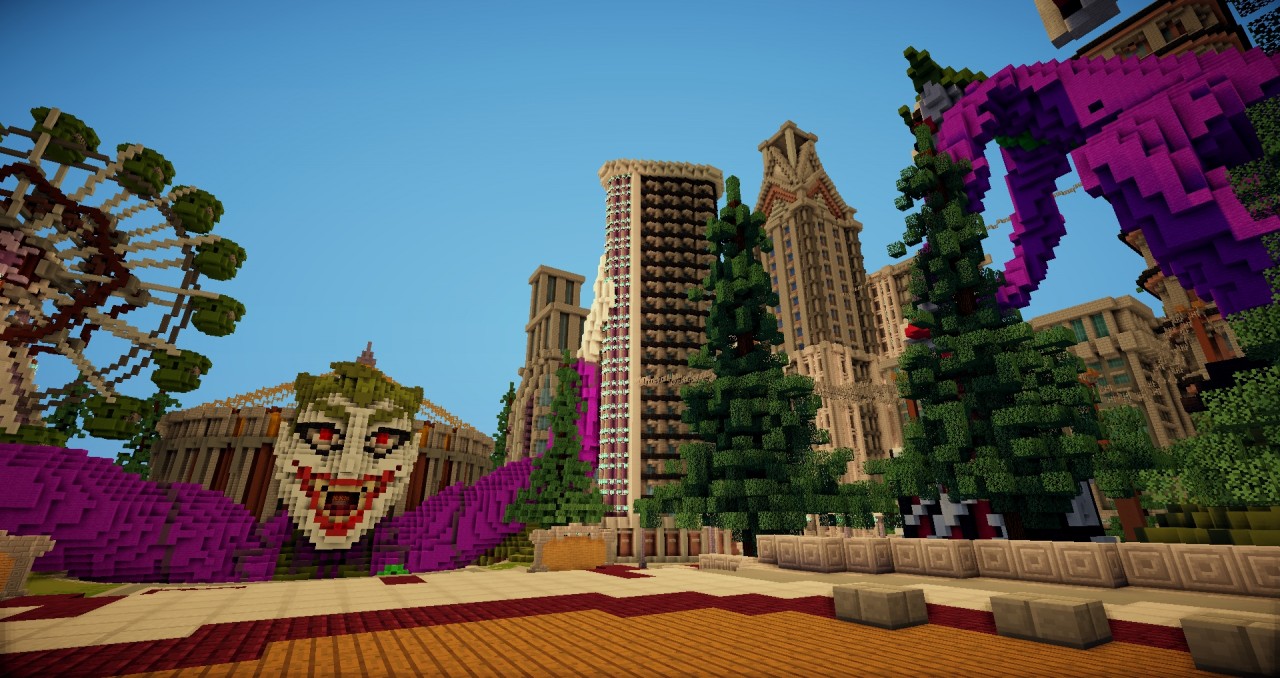 The Minecraft Server Where You’re Greeted By The Joker