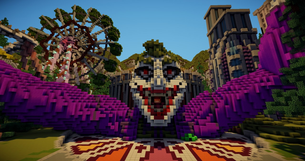 The Minecraft Server Where You’re Greeted By The Joker