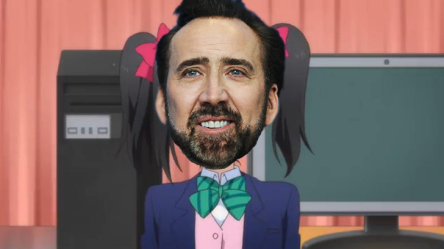 No, Nicolas Cage Didn’t Go Watch Anime Schoolgirls