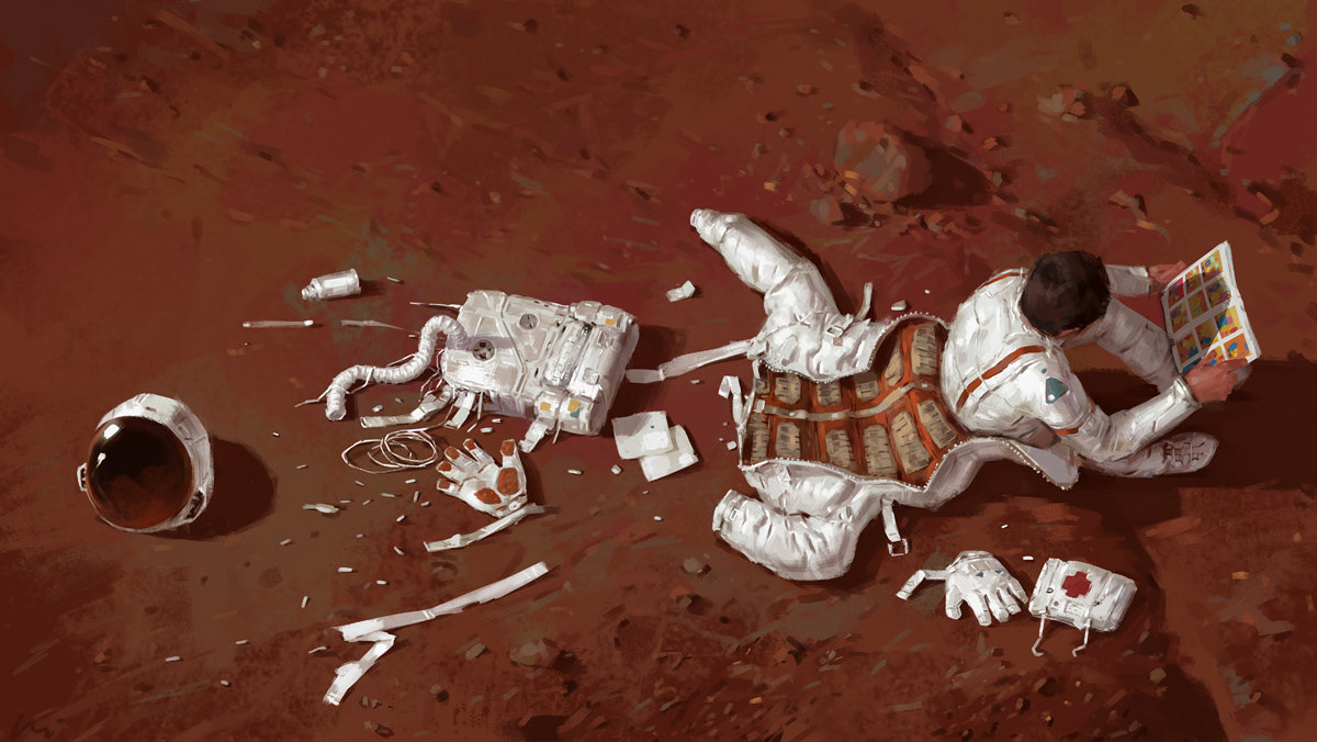 Fine Art: Comic Book Terraforms Mars