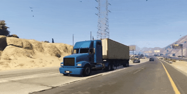 Great Shot GTA V Truck, That Was One In A Million