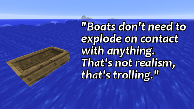 A Spectacular Minecraft Rant About Boats