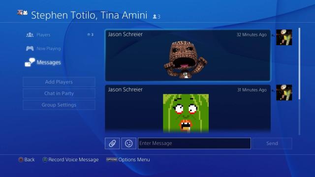 Dear Lord, The PS4 Has Stickers Now