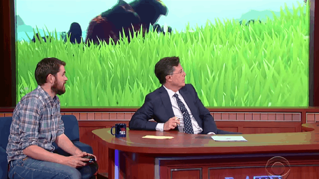 Stephen Colbert Suitably Awed By No Man’s Sky
