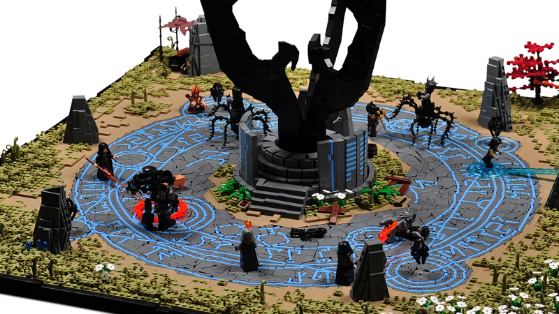 LEGO Fan Pays Tribute To The Elder Scrolls Online Battles