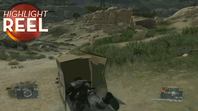 Metal Gear Player Majestically Escapes Death With Cardboard Box