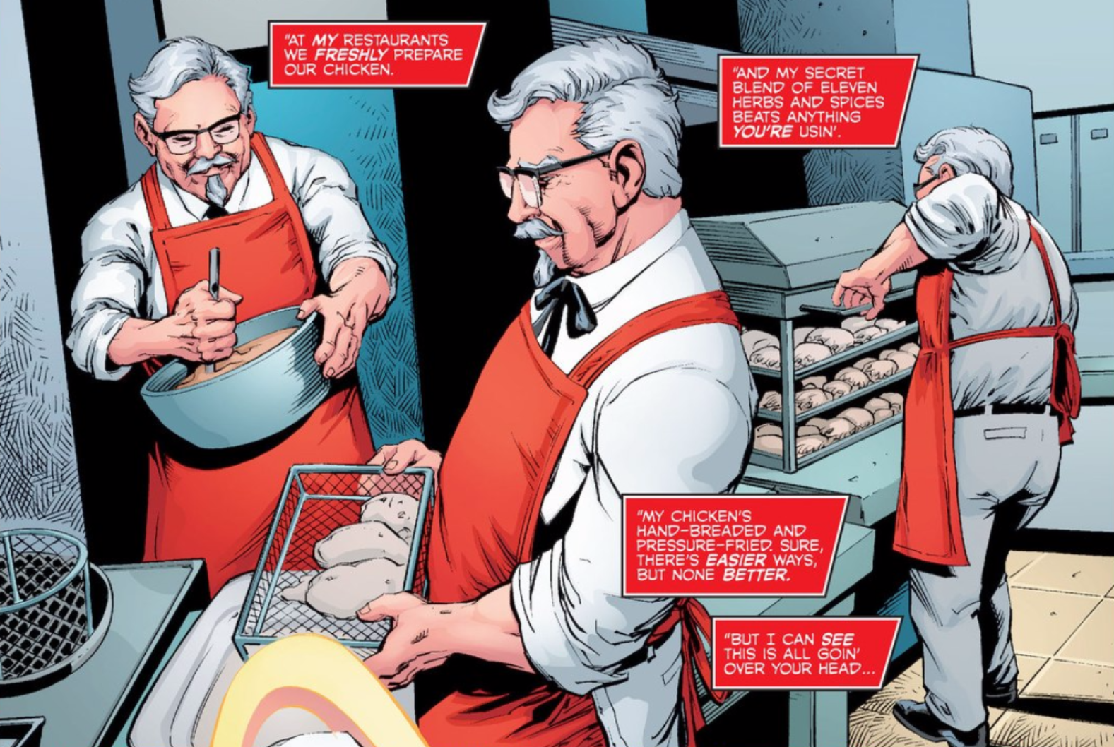 The KFC Superhero Comic Is One Of The Weirdest Things You’ll Read All Week