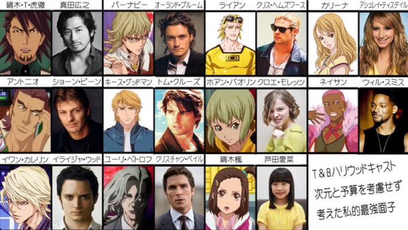 Suggestions For The Tiger & Bunny Live-Action Movie