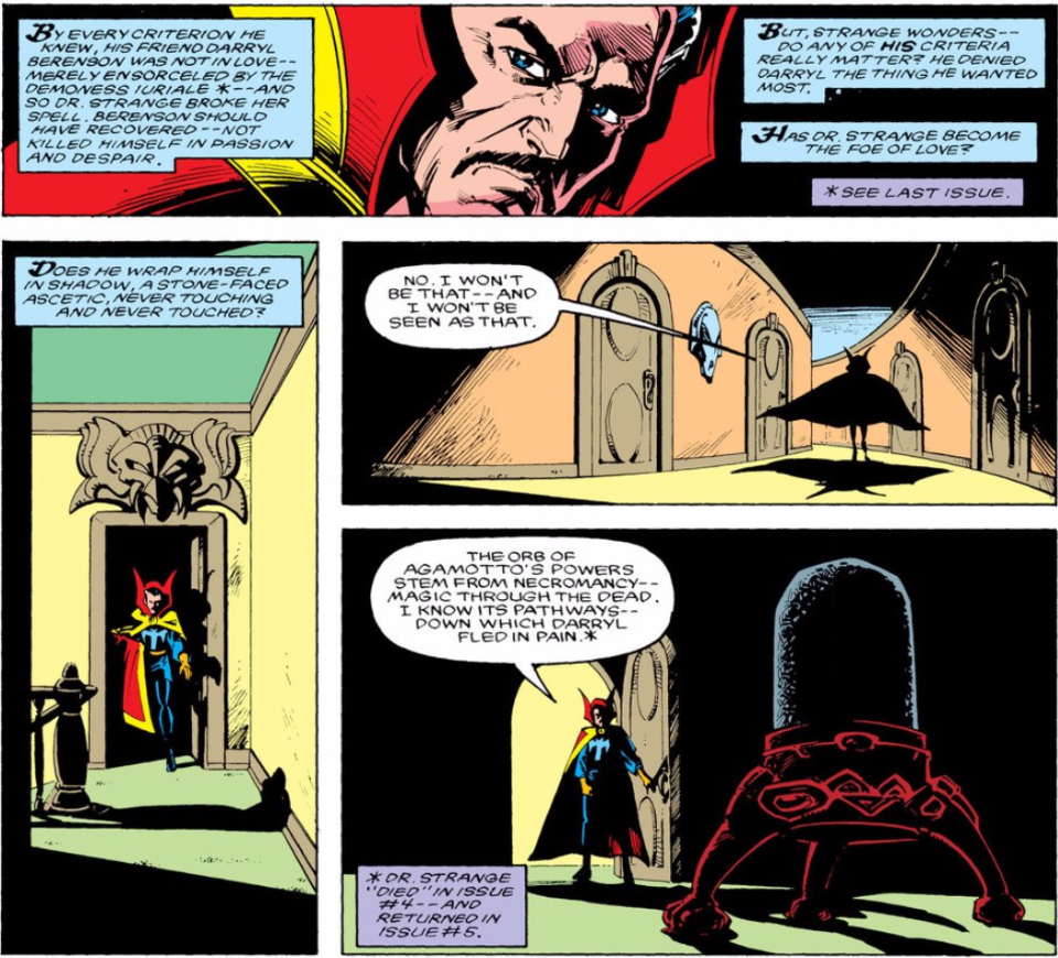 Dr. Strange Comics Were Way Different 30 Years Ago