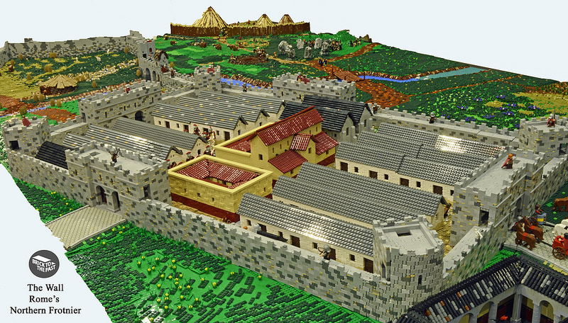 Enthusiasts Created A Giant Roman Empire Display From LEGO