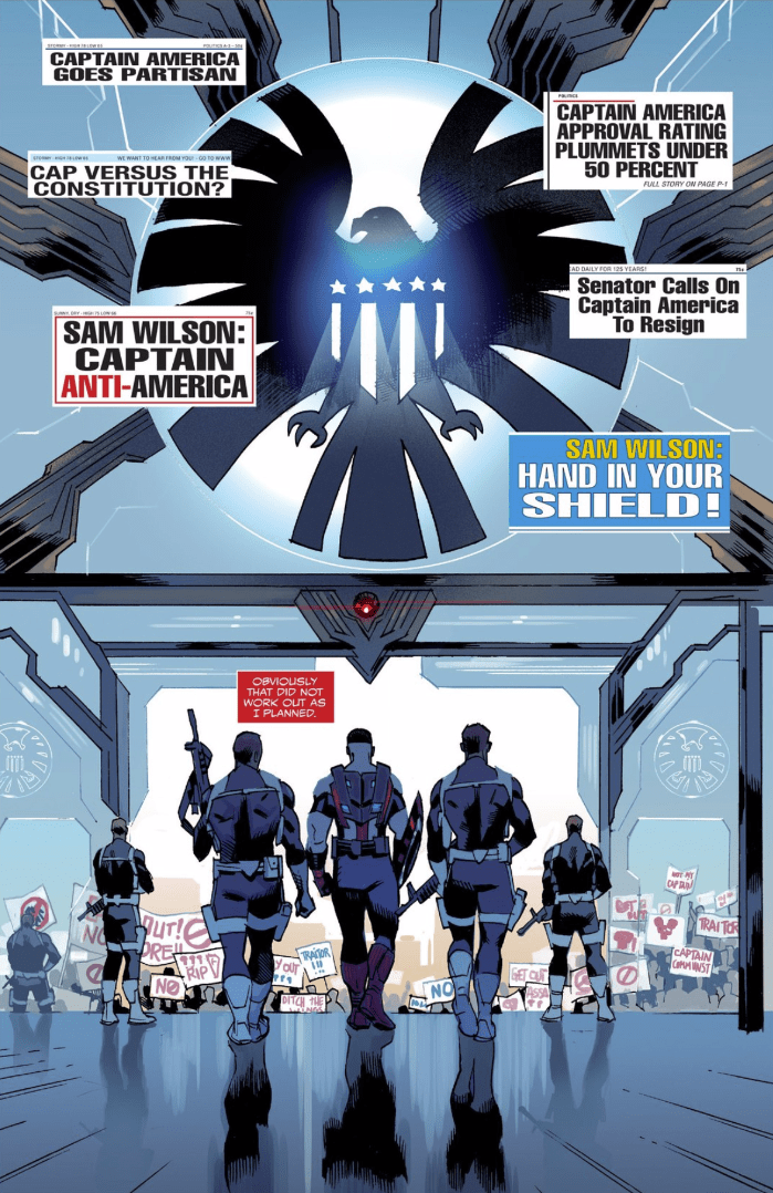The New Captain America Comic Is All About America’s Real World Problems, And People Are Pissed
