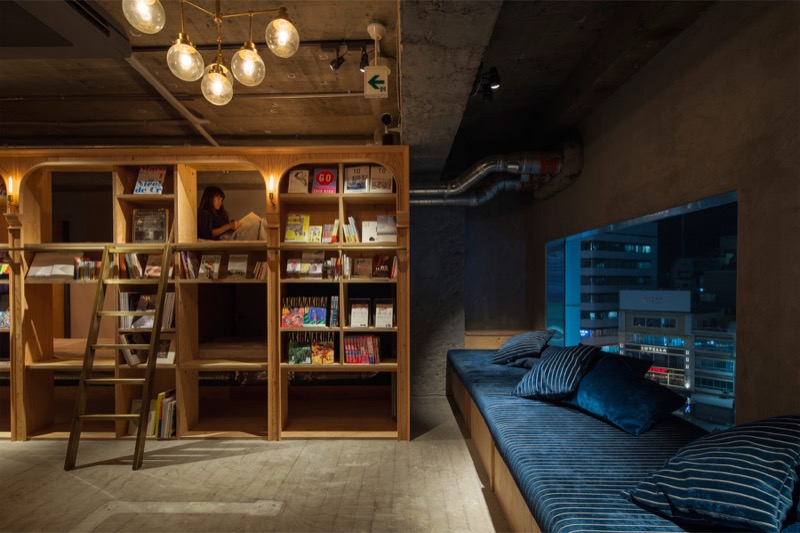 The Tokyo Hostel That Looks Like A Bookstore
