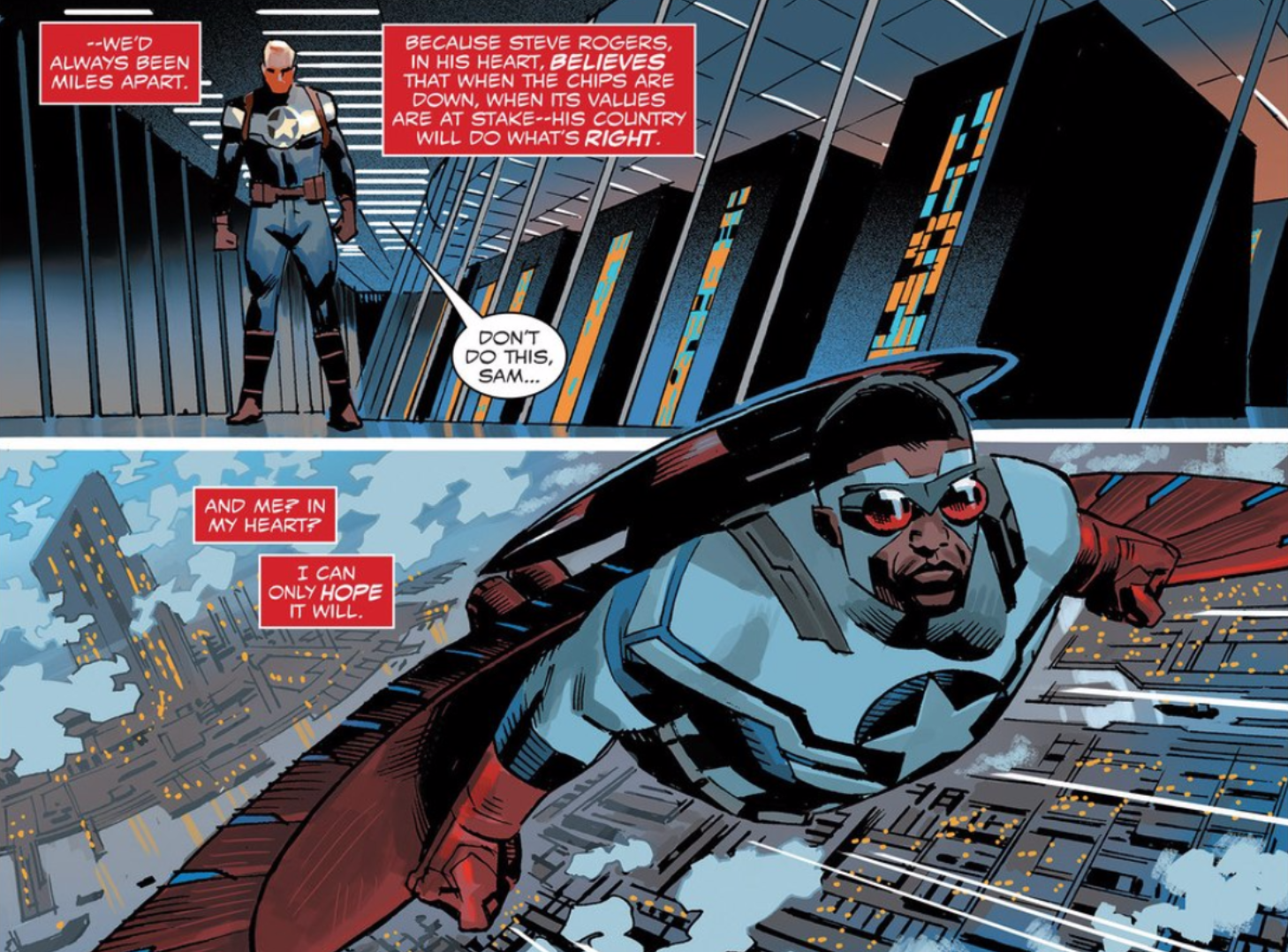 Why The Original Captain America Is Mad At The New Captain America