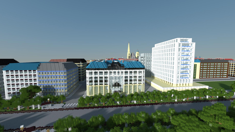 Fans Are Making A 1:1 Scale Minecraft Version Of Vienna