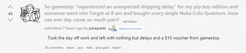 Fallout 4 Is Having Shipping Issues