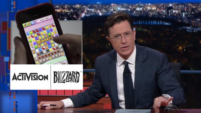 Stephen Colbert Explains The ‘Real’ Reason Activision Bought Candy Crush