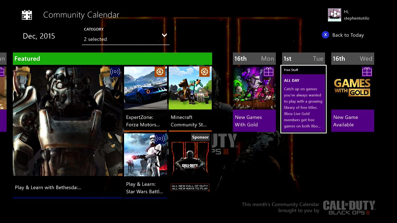 The Xbox One’s New Calendar App Is Surprisingly Useful