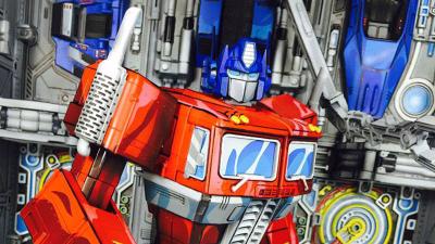 Custom Transformers Devastation Optimus Prime Figure Imitates Art