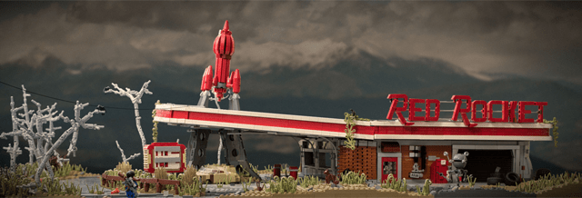 Fallout 4’s Red Rocket In Lego