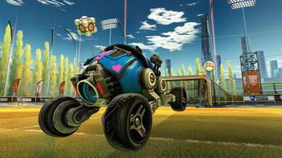 Free Portal-themed Goodness Comes To Rocket League PC On Tuesday.