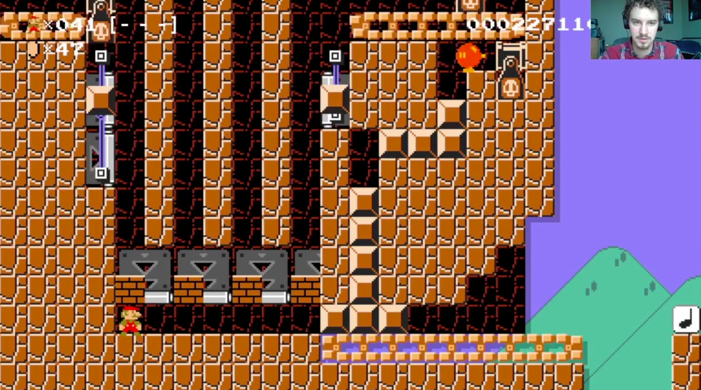 A Clever Mario Maker Level Inspired By Guitar Hero
