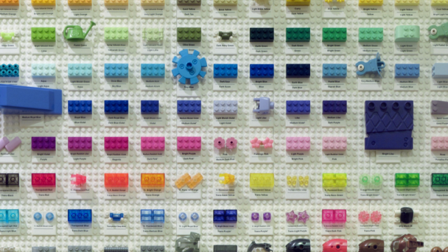 Chart Of All The LEGO Colours Ever Produced