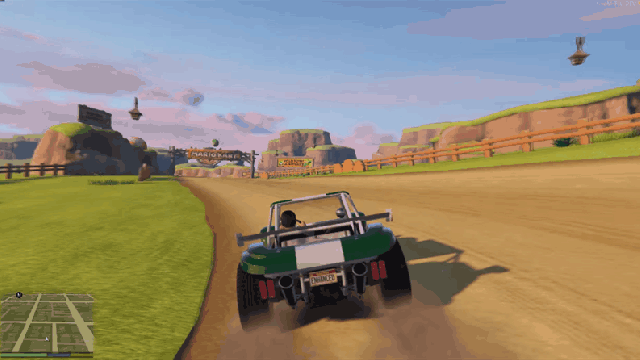 Map Mod Turns Grand Theft Auto V Into Mario Kart