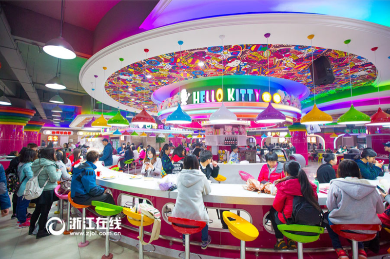 University Gets A Hello Kitty Themed Food Court