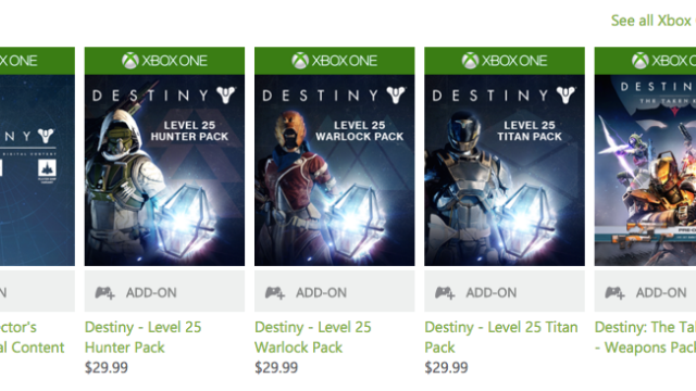 Destiny Is Now Selling Level Boosters, And They Sure Cost A Lot