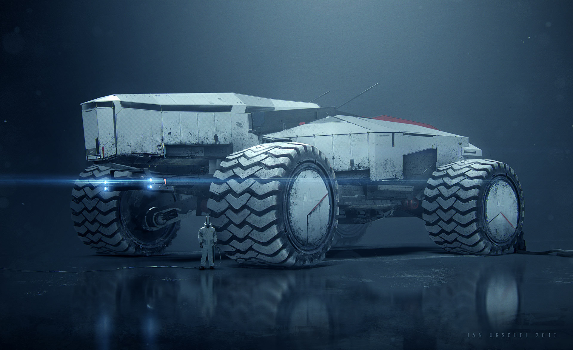 These Sci-Fi Wheels And Environments Are Gorgeous