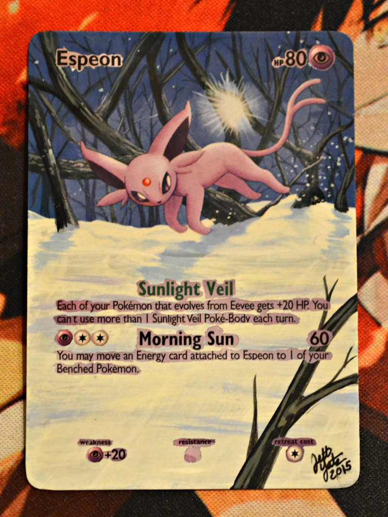 Fan Improves Pokémon Cards With Stunning Custom Backgrounds