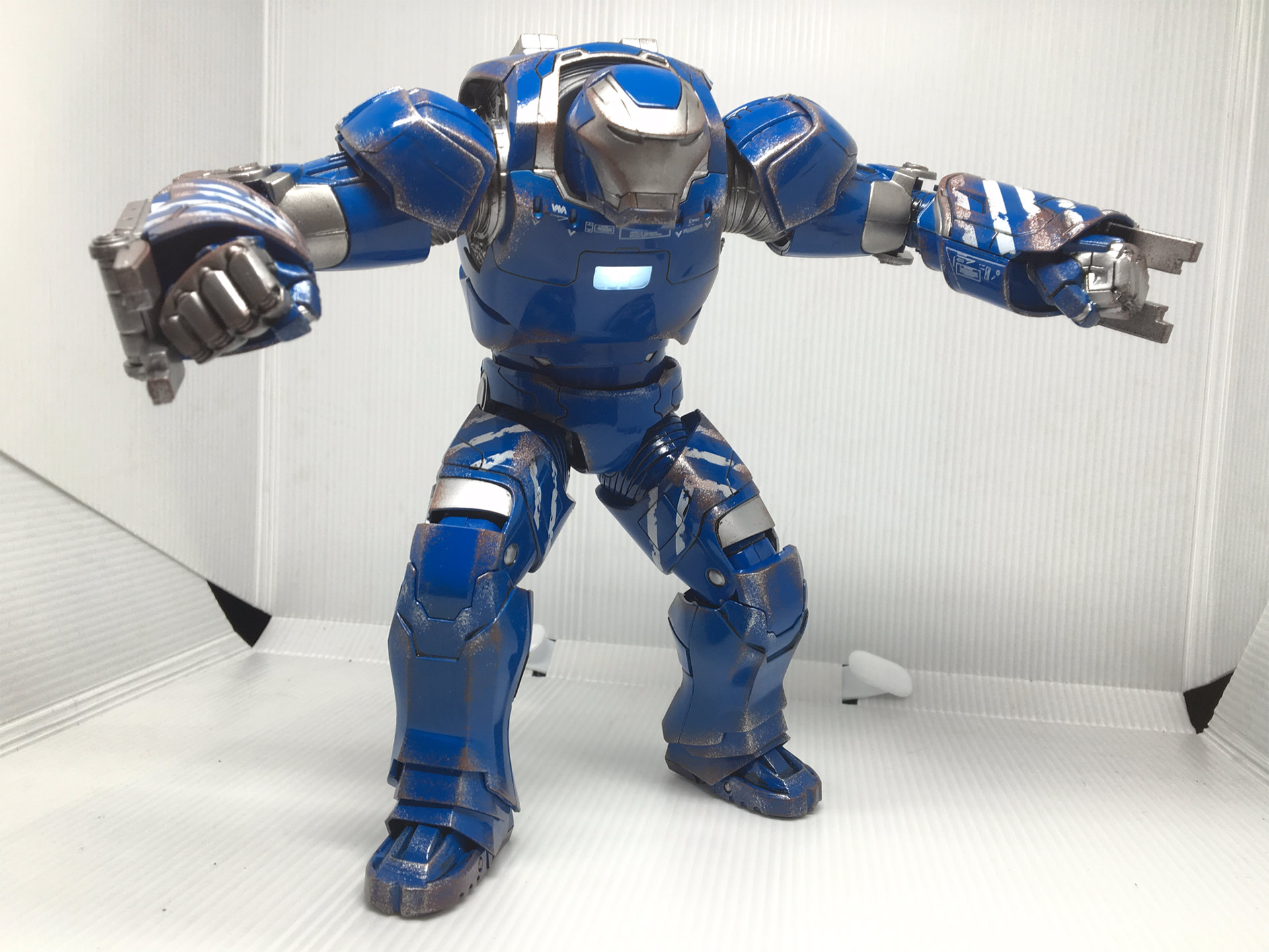Iron Man Figure Is Actually Iron (Well, Close Enough)