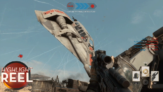Rebel Pilot Appears To Be Stuck