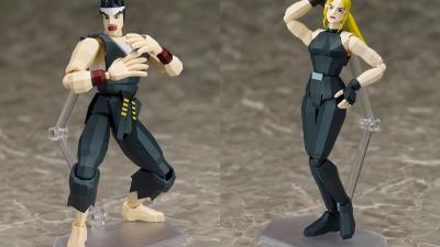 Sega’s Hilariously Polygonal Action Figures Look Better Painted