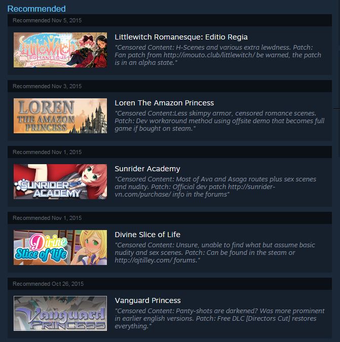 The Steam Players Who Fight Against ‘Censorship’