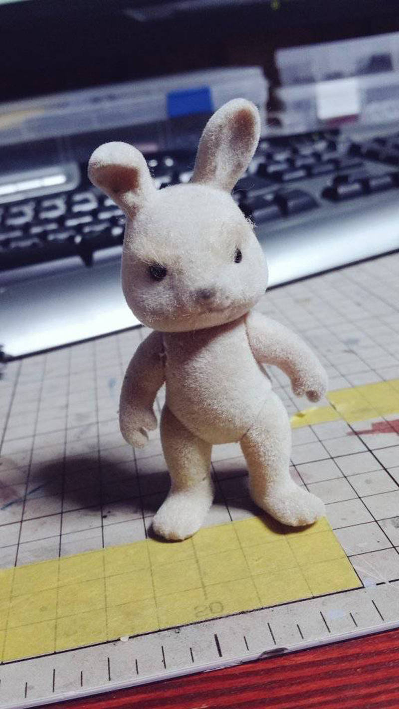 Guy Turns Cute Bunny Toy Into Battle-Hardened Mech