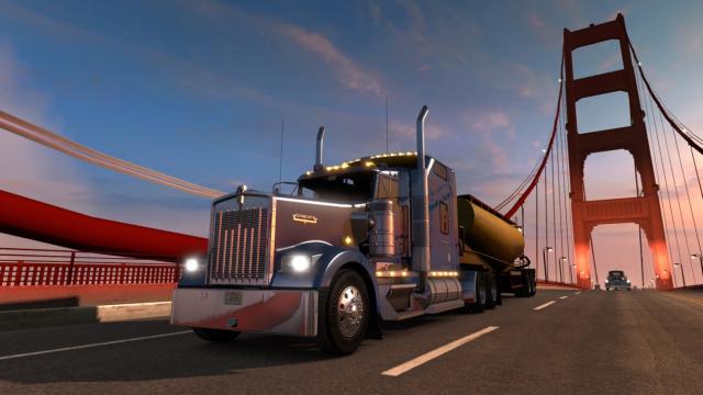 American Truck Simulator Impressions: I Nearly Crashed Into A Bus