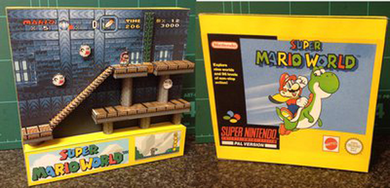 Fan Makes Cool Paper Versions Of Classic Game Scenes