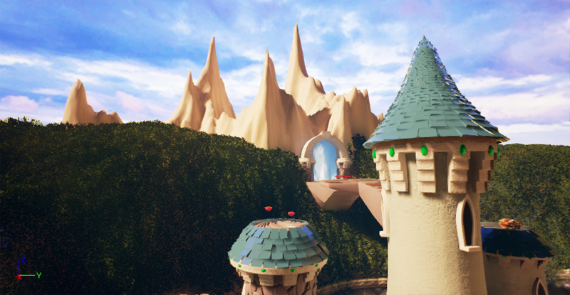 The First Stage Of Spyro The Dragon In Unreal Engine 4