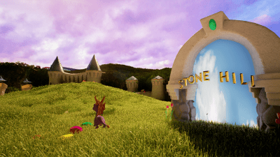 The First Stage Of Spyro The Dragon In Unreal Engine 4