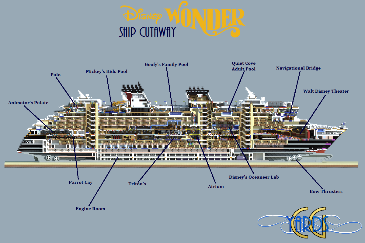 Minecrafter Builds Extremely Detailed Replica Of Disney Cruise Ship