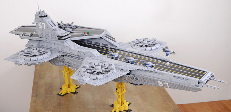 Custom LEGO Helicarrier Is Twice As Big As The Official Set