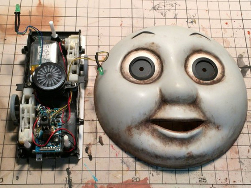 Custom Thomas The Tank Engine Toy Is A Nightmare From Hell