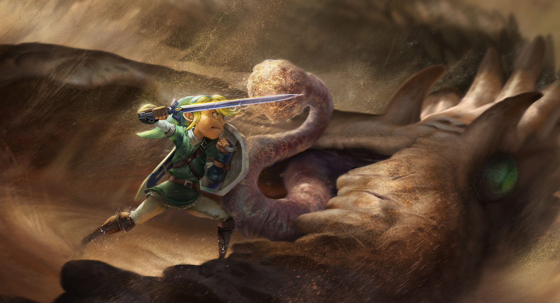 Fine Art: Stab It, Link, Right In Its Stupid Face